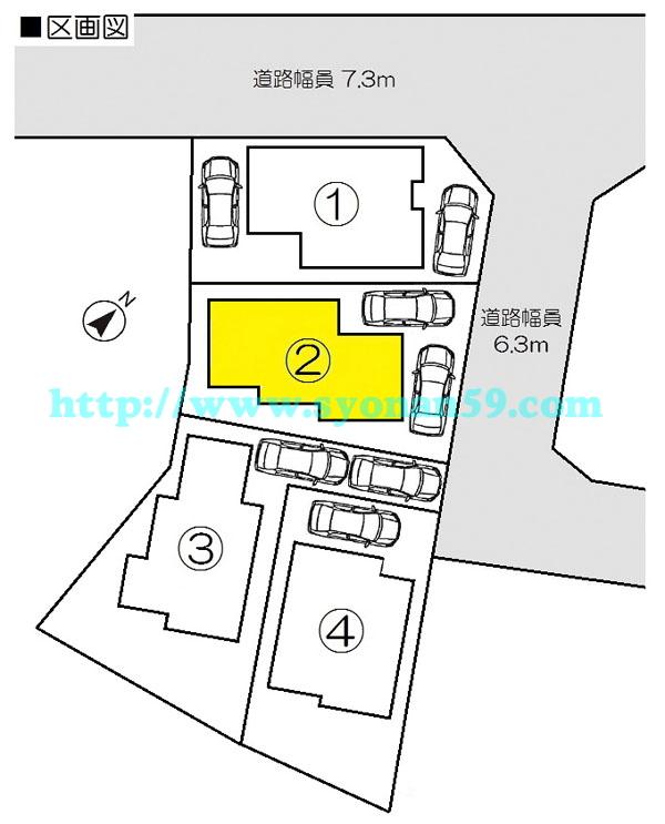 Compartment figure. 30,800,000 yen, 4LDK, Land area 127.77 sq m , Building area 94.77 sq m compartment view