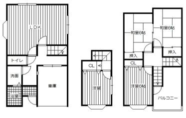 Floor plan. 16 million yen, 4LDK, Land area 71 sq m , Building area 94.36 sq m