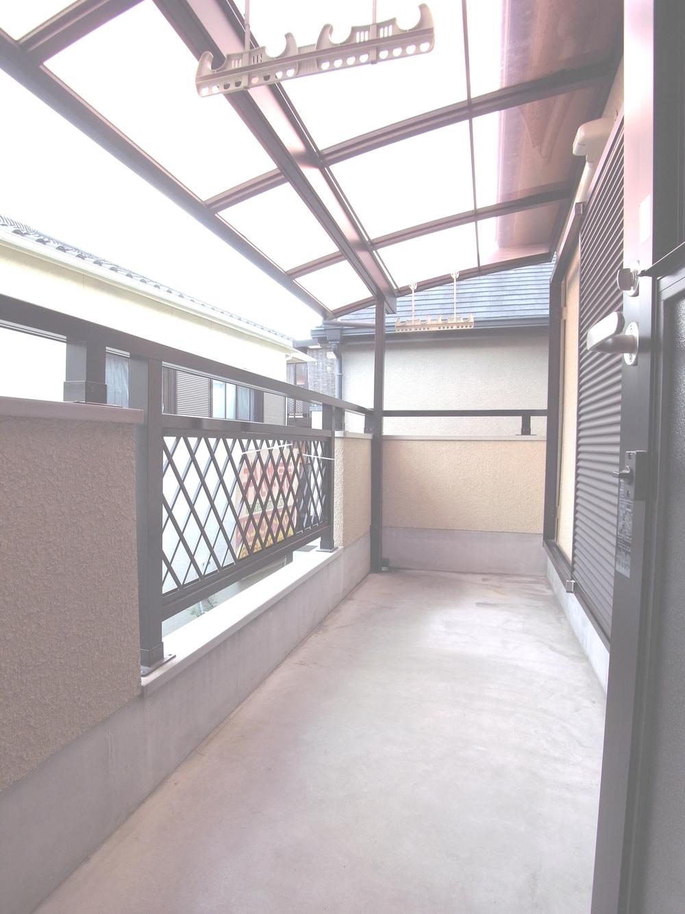 Balcony. South-facing large balcony of