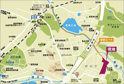 Local guide map. Map code: 11822395 * 84 (local guide map)