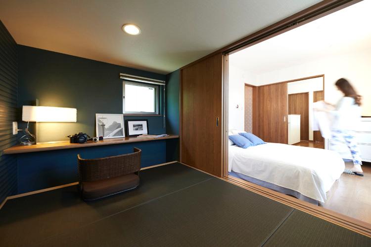 Model house photo. Step-in loft