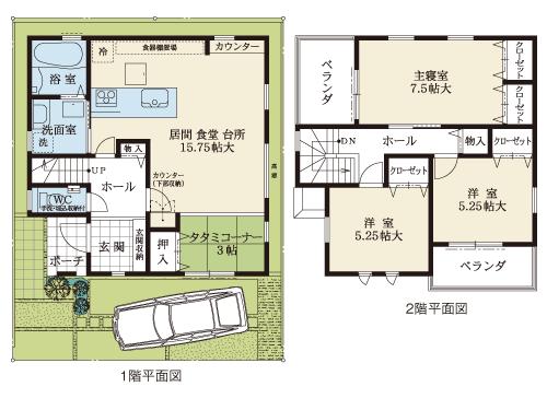 Floor plan. (139 No. land), Price 31,280,000 yen, 3LDK, Land area 85.57 sq m , Building area 90.31 sq m