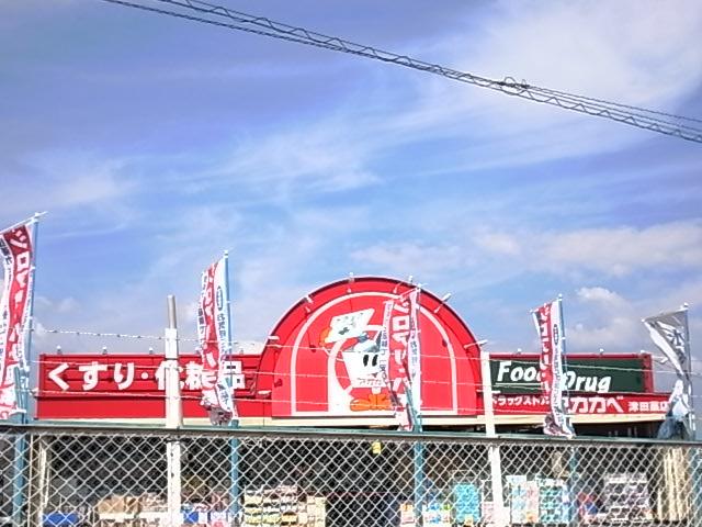 Drug store. Until drugstores Red Cliff Tsuda shop 1696m