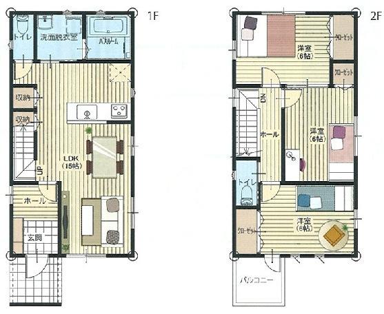 Floor plan. 27,800,000 yen, 3LDK, Land area 90.04 sq m , It will be designed from the building area 90 sq m one