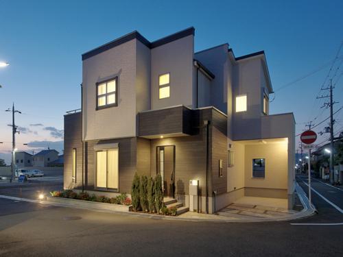 Model house photo. Model house A No. land appearance