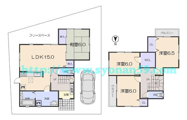 Floor plan. 22,800,000 yen, 4LDK, Land area 119.57 sq m , Building area 100.19 sq m floor plan