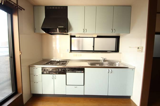 Kitchen. A kitchen with a dishwasher!