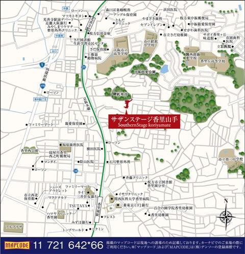 Local guide map.  ■ Peripheral map ■