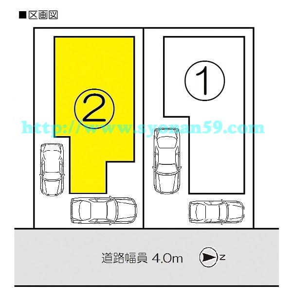 Compartment figure. 27,900,000 yen, 4LDK, Land area 100.01 sq m , Building area 97.19 sq m compartment view