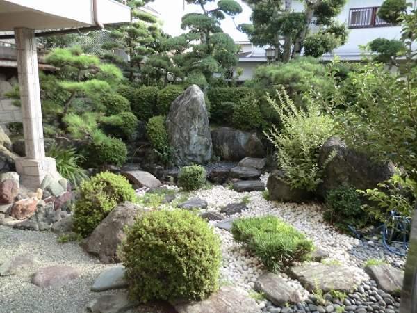 Garden. A garden on the south side