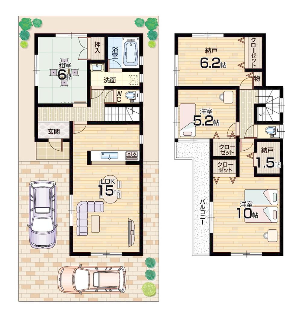 Floor plan. (No. 1 point), Price 26,900,000 yen, 4LDK+S, Land area 94.13 sq m , Building area 97.6 sq m