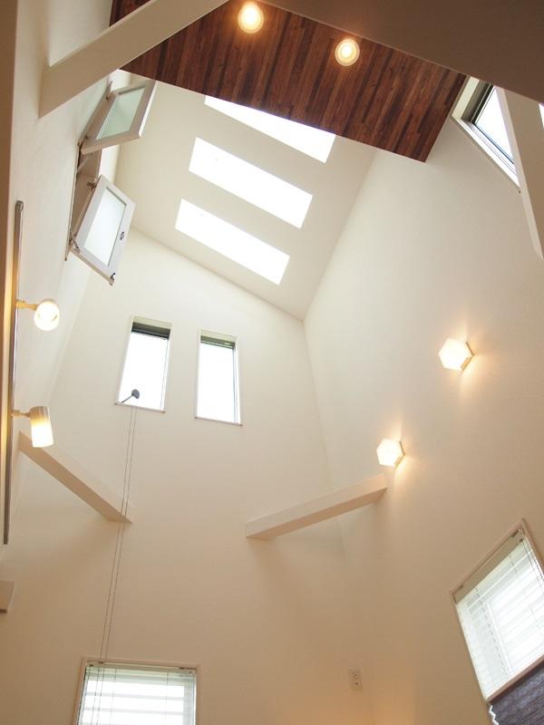 Model house photo. Please refer to the model house that there is a feeling of opening live in the family everyone smile in the field.