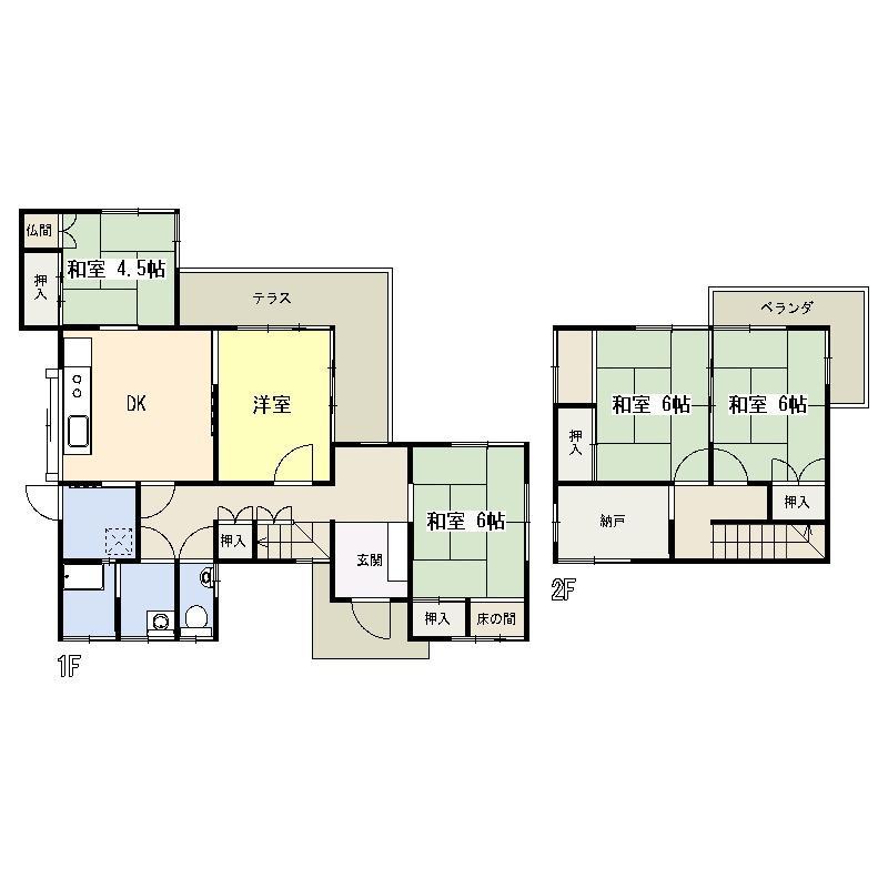 Floor plan. A kind low-rise exclusive residential quiet residential area of the region