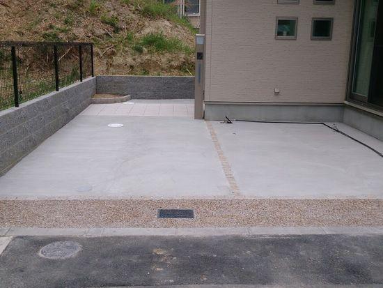 Parking lot. Since the land is large, Space is enough possible of 2 cars.