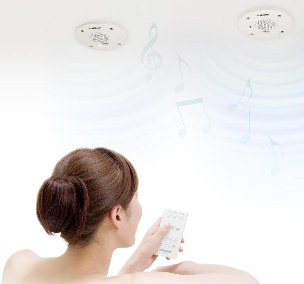 Other Equipment. Connect you have of portable audio and CD players, Music can be enjoyed in the bathroom. Relaxing effect has been said to increase and to hear warm the body music. Heal the skin in the mist sauna, Why not try to heal even mind the sound shower?