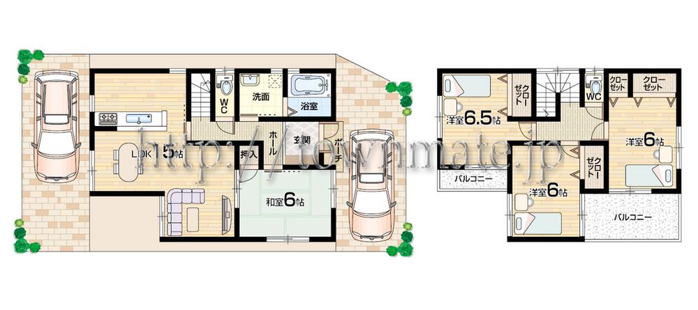 Floor plan. (No. 1 point), Price 31,800,000 yen, 4LDK, Land area 118.47 sq m , Building area 94.77 sq m