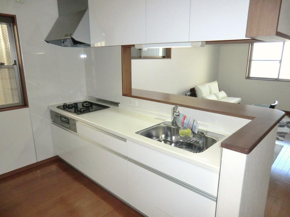 Kitchen. Rendering photo (kitchen) Slide storage! Water purifier with shower!