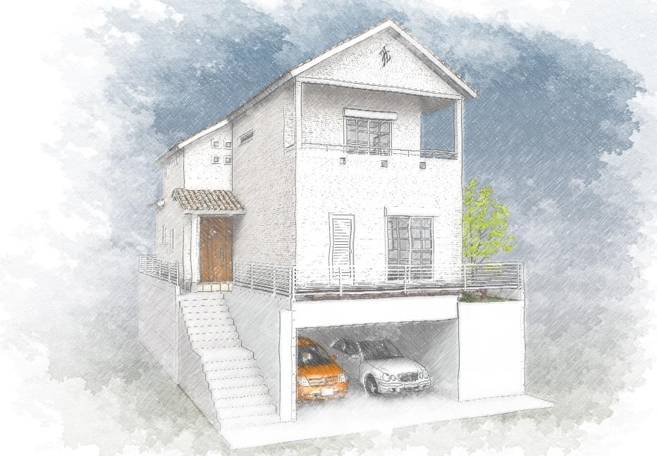 Building plan example (Perth ・ appearance). Building plan example ( Issue land) Building Price      Ten thousand yen, Building area    sq m