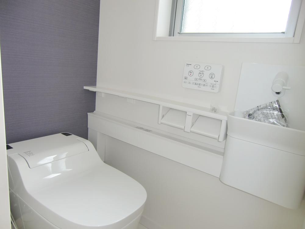 Toilet. On the first floor toilet, With wash-basin