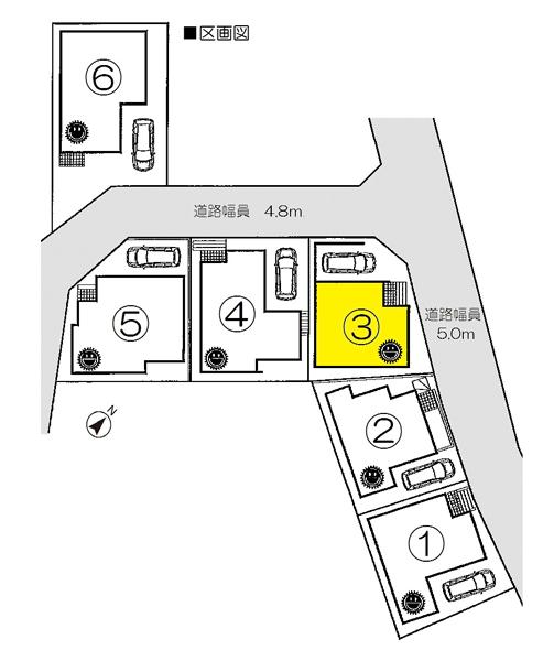 Compartment figure. 21,800,000 yen, 4LDK, Land area 81.27 sq m , Building area 101.24 sq m compartment view