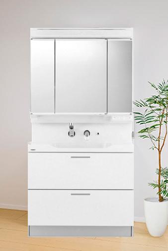 Other Equipment.  ■ Various how to use the five mirror. Busy time of the morning, It is also possible to pay to use two of you at the same time.  ■ Storage function of enhancement in a variety of ideas. Opening the mirror and wide storage rack. Excellent slide cabinet storage capacity. Also you can take advantage of the storage space cabinet riser portion of the lower all-slide type,  Also it fits firmly those tall.