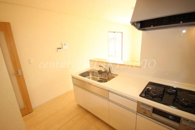 Kitchen. Popular face-to-face kitchen! ! Easy-to-clean range hood