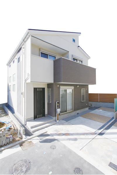 Local appearance photo. Your car is two can park. (No. 6 land model house)