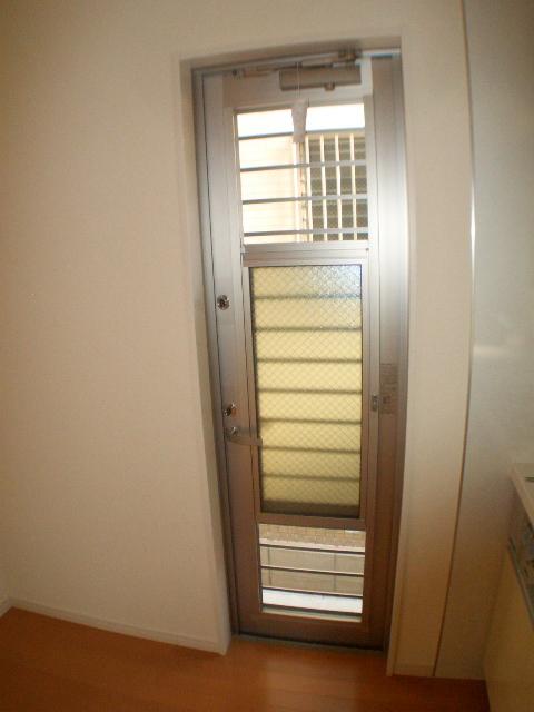 Kitchen. I have a happy back door.