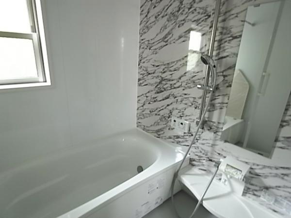 Bathroom. Comfortable bath time in the spacious bathroom