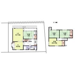 Floor plan. 29,800,000 yen, 5DK, Land area 105.34 sq m , Building area 92.73 sq m