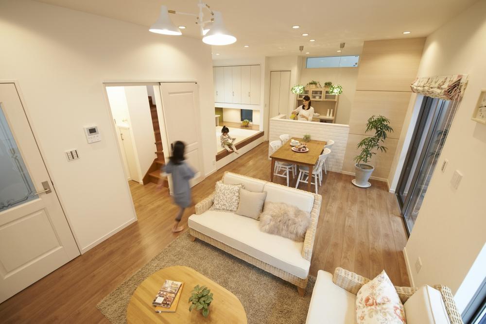 Model house photo. Storage lot, of course. The water around so neat is eliminating the stress of housework "housework easier Idea-packed plan "" GOGO mom's house. " Now open!