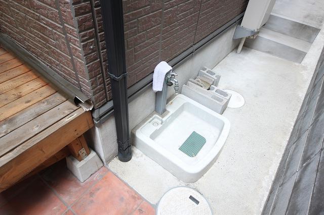 Other. South side first floor terrace next to the faucet