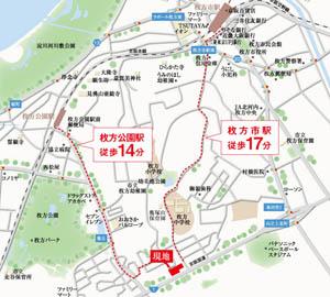 Local guide map. Public facilities such as the post office and city hall from the shopping facilities, Financial institutions and uniform medical facilities is nearby, You who have supported life. Also nearby park that can be used as a recreation area, Room is born to live.