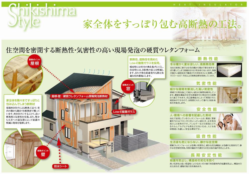 Construction ・ Construction method ・ specification. High thermal insulation construction method + radiant heat