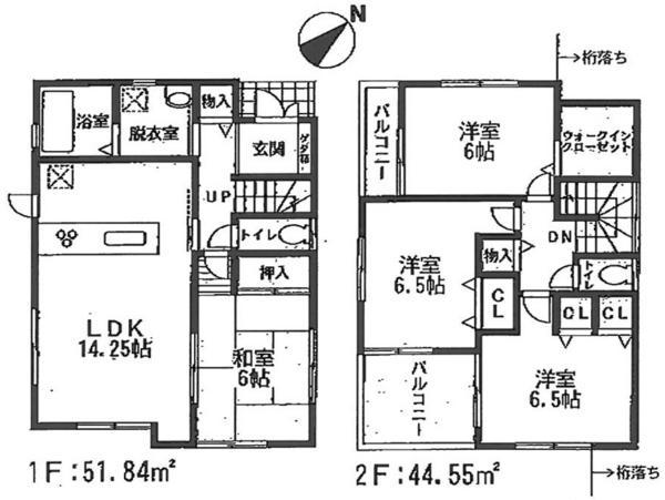 Floor plan. 31,800,000 yen, 4LDK, Land area 118.47 sq m , Building area 94.77 sq m