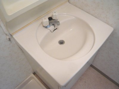 Washroom. Independent wash basin