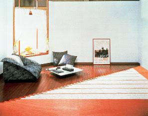 Building plan example (introspection photo). Gas hot water floor heating (Reference Example)