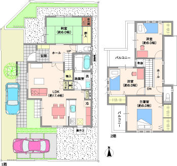 Floor plan. Finally entered the final stage! New model house No. 33 destinations finally completed! Immediate Available!