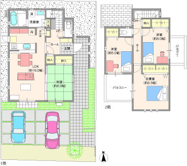 Floor plan. Finally entered the final stage! New model house No. 33 destinations finally completed! Immediate Available!