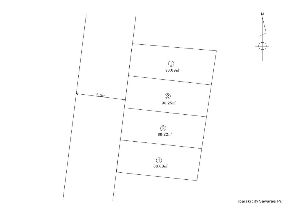 Compartment figure. 30,800,000 yen, 4LDK, Land area 88.08 sq m , Building area 95 sq m