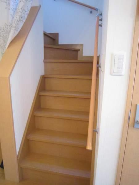 Other introspection. Staircase with a handrail