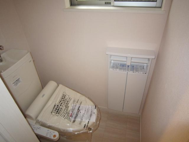 Toilet. Shooting from the room