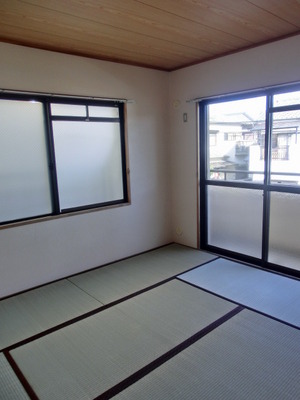Living and room. Bright Japanese-style room in the two-sided lighting