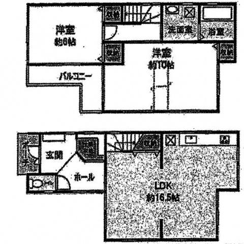Floor plan. 26,800,000 yen, 2LDK, Land area 72.23 sq m , Building area 77.76 sq m