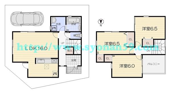 Floor plan. 30,700,000 yen, 3LDK, Land area 80.1 sq m , Building area 83.02 sq m floor plan