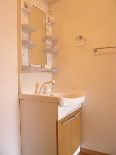 Washroom. Independent wash basin