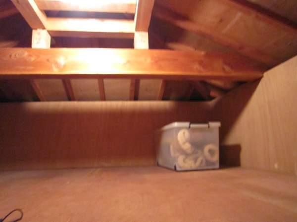 Receipt. Attic storage