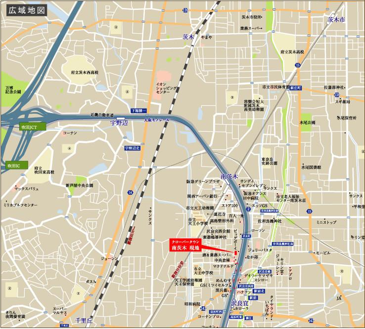 Local guide map. Local peripheral guide map <broad view>