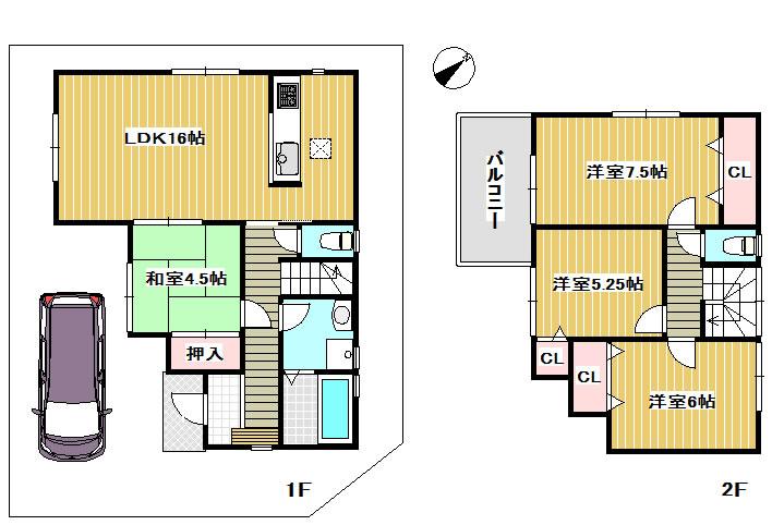 Floor plan. (10 Building), Price 27,800,000 yen, 4LDK, Land area 110.89 sq m , Building area 94.4 sq m