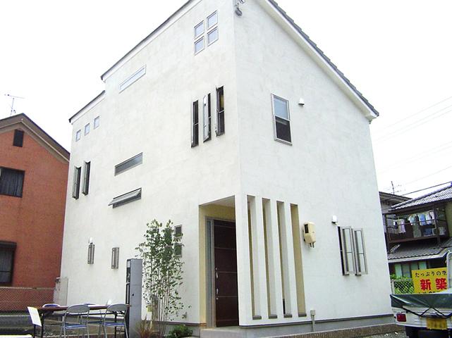 Building plan example (exterior photos). Our building construction cases